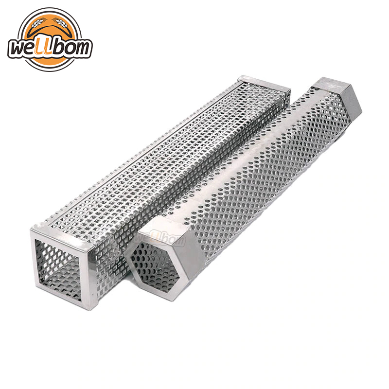 Pellet Smoker Tube,12'' Perforated Stainless Steel BBQ Smoke Generator to Add Smoke Flavor to All Grilled Foods